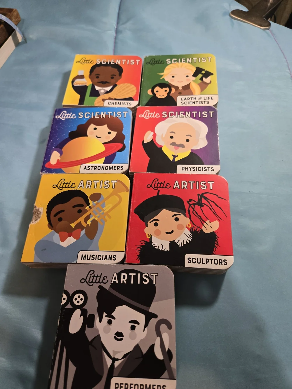 Little Artist & Little Scientist Board Book Set - Colorful Kids Learning Pack